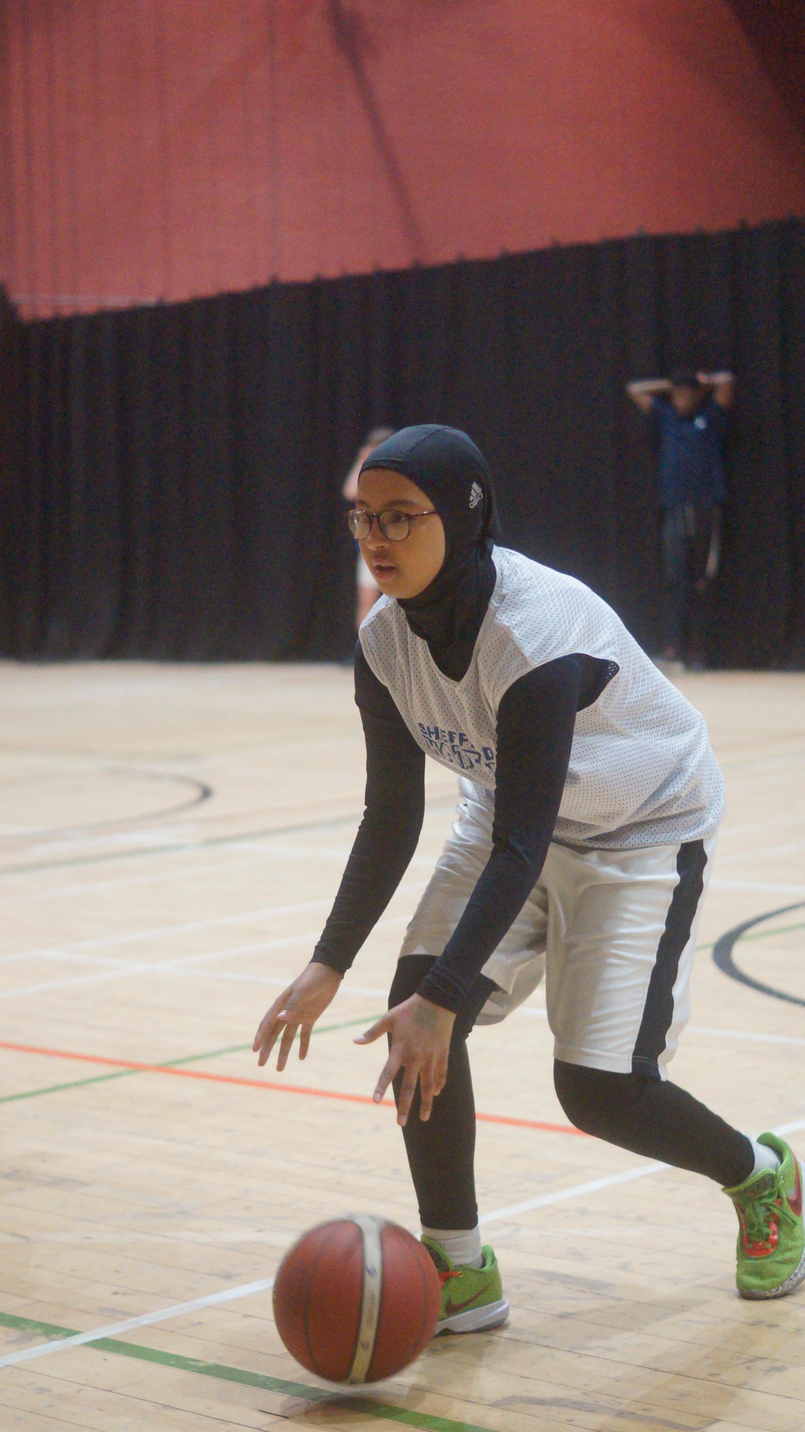 YSP athlete dribbling